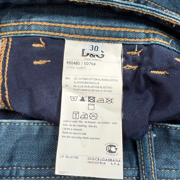 Dolce & Gabbana Blue Jeans - Picture 6 of 8